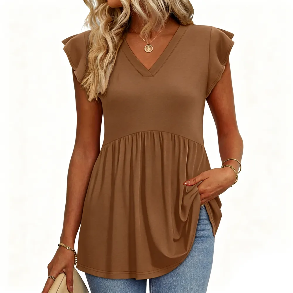 Women's Summer Tops 2026 Babydoll Shirts