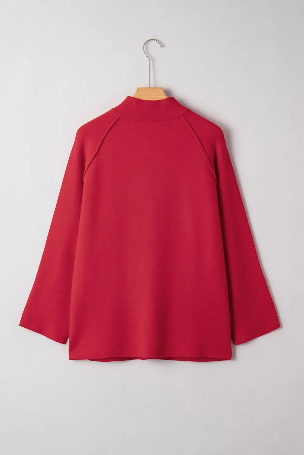 Collared Button Front Wrapped Jacket Cardigan