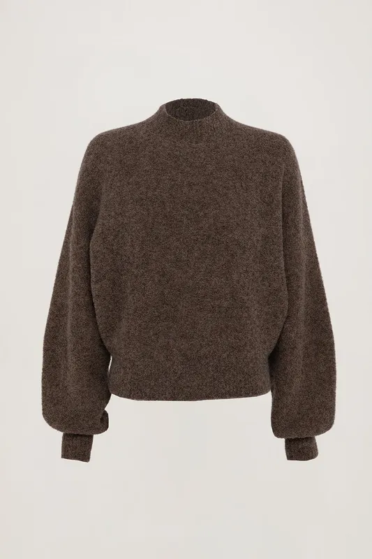 Oat Oversized Textured Knit Sweater