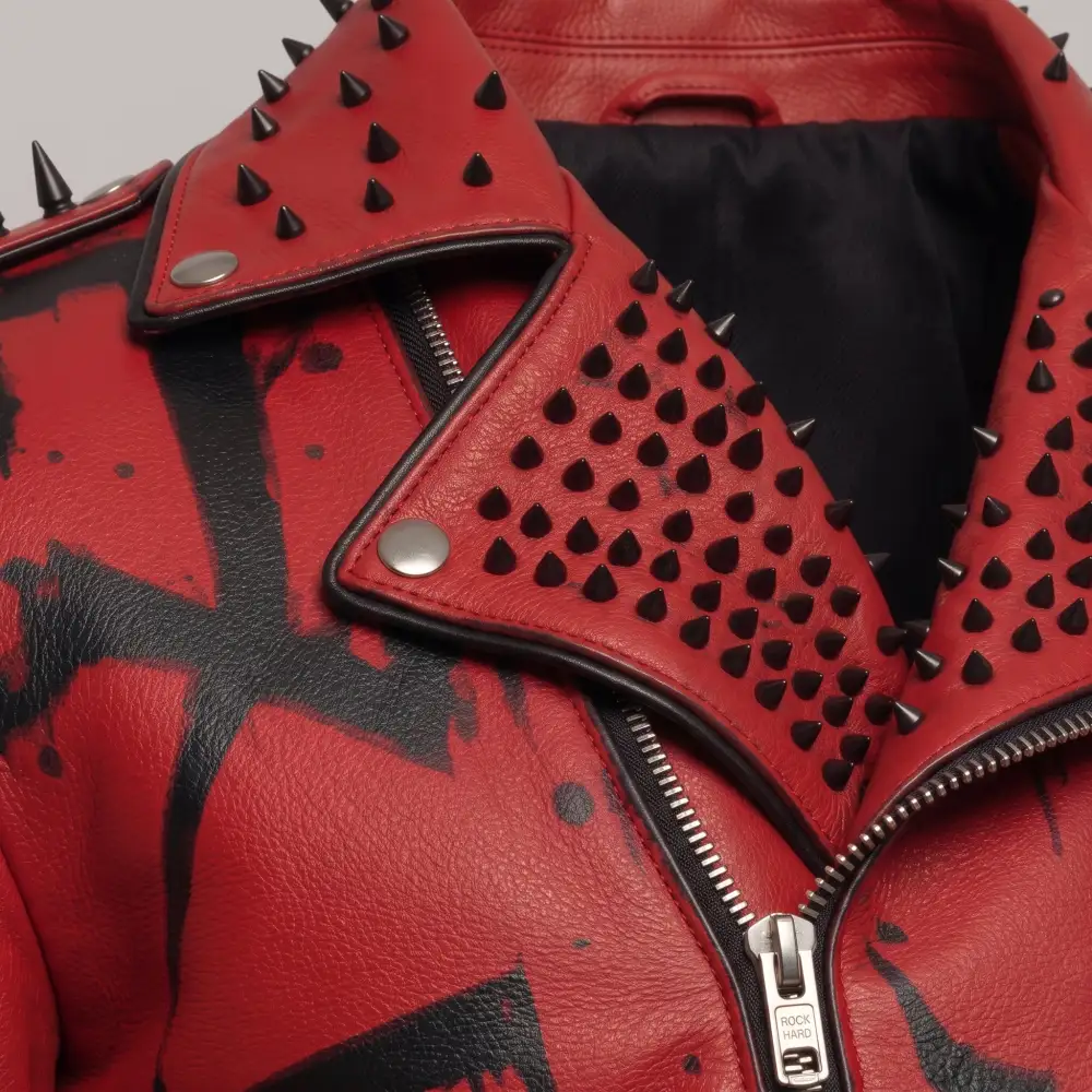 Everyday Leather Biker Studded Jacket