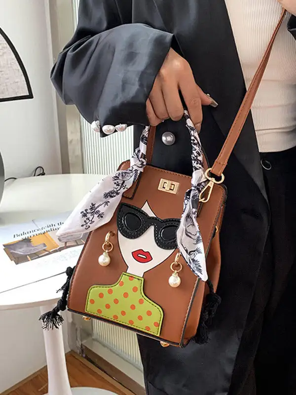 Compact Vintage Crossbody Bag