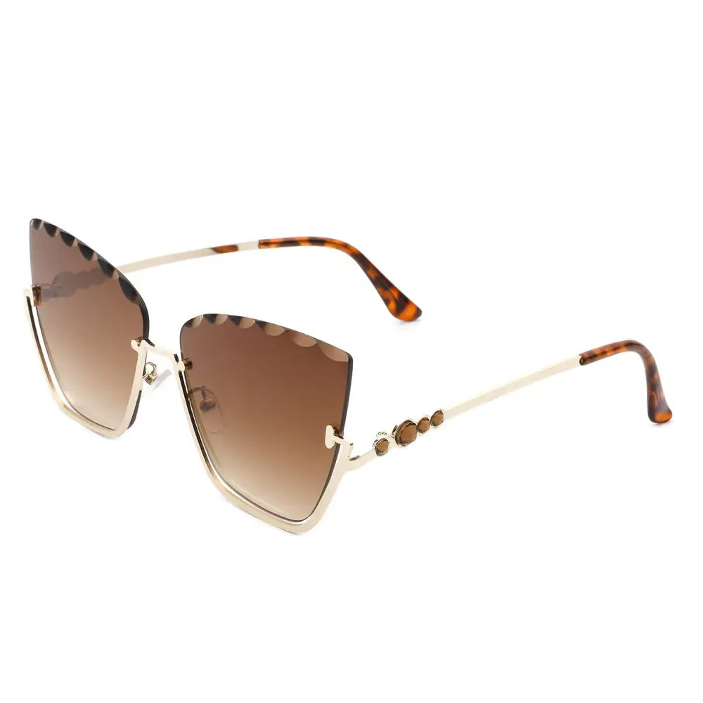 Cat Eye Square Frame Sunglasses