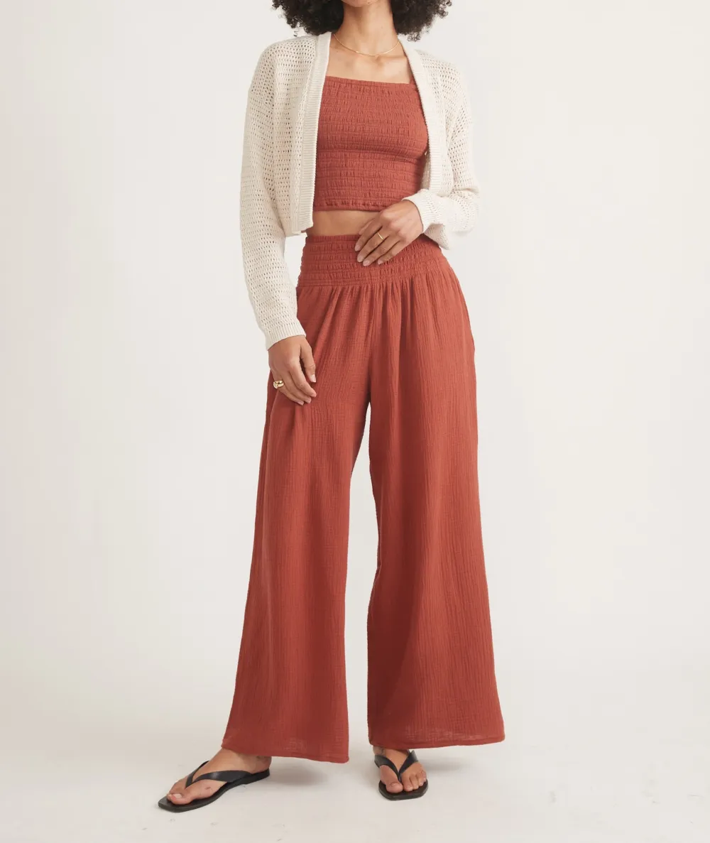Longline Openwork Knit Cardigan