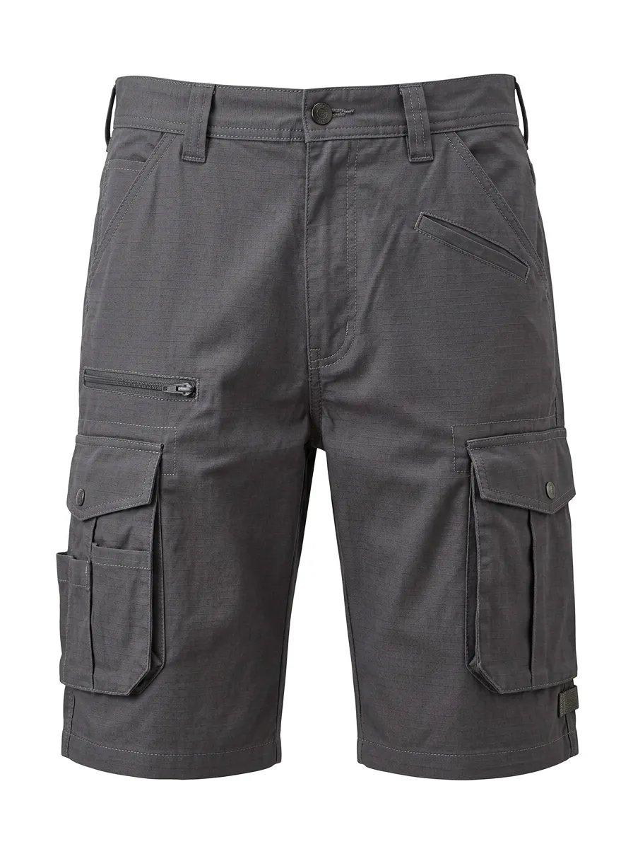 Men's Outdoor Utility Multi-Pocket Cargo Shorts
