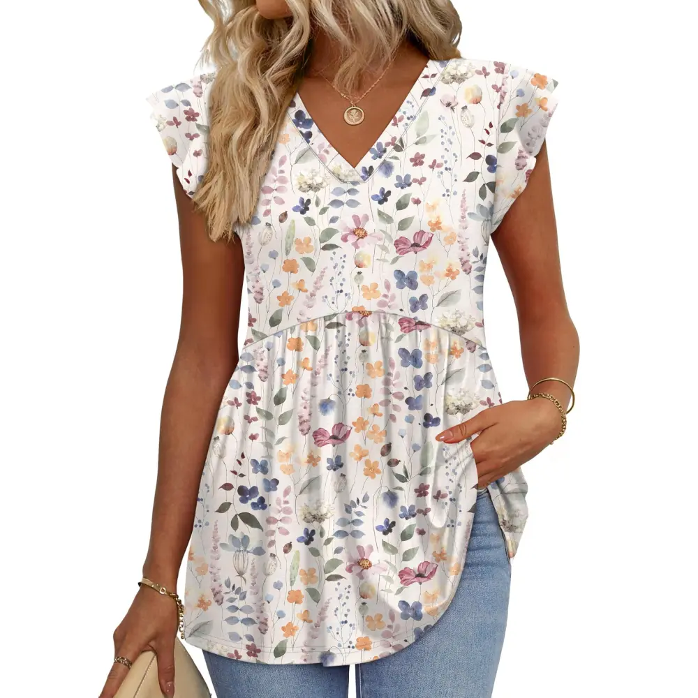 Women's Summer Tops 2026 Babydoll Shirts