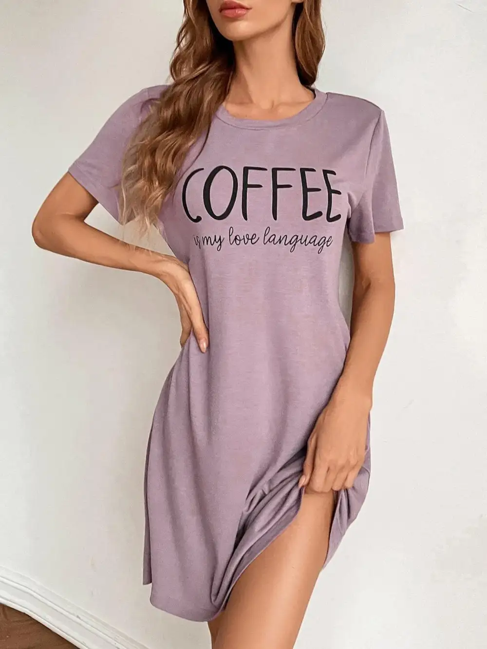 Coffee Is My Love Language Nightgown