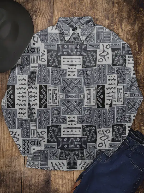 Women's Classic Western Style Long Sleeve Casual Shirt