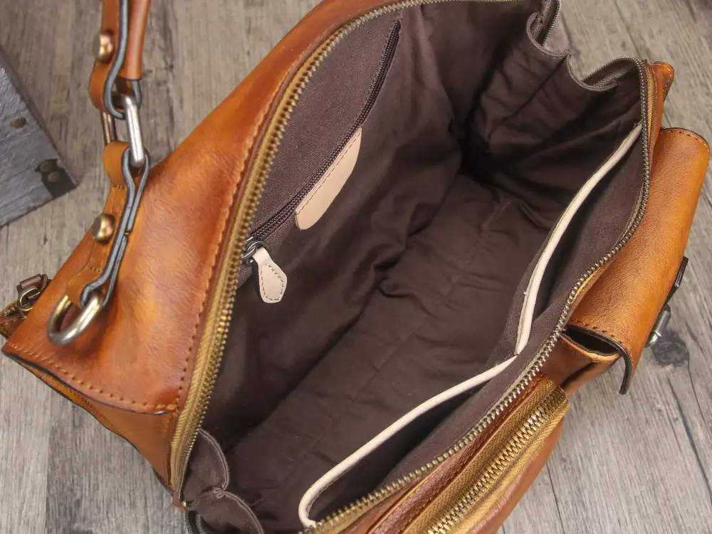 Leather Messenger Shoulder Purse
