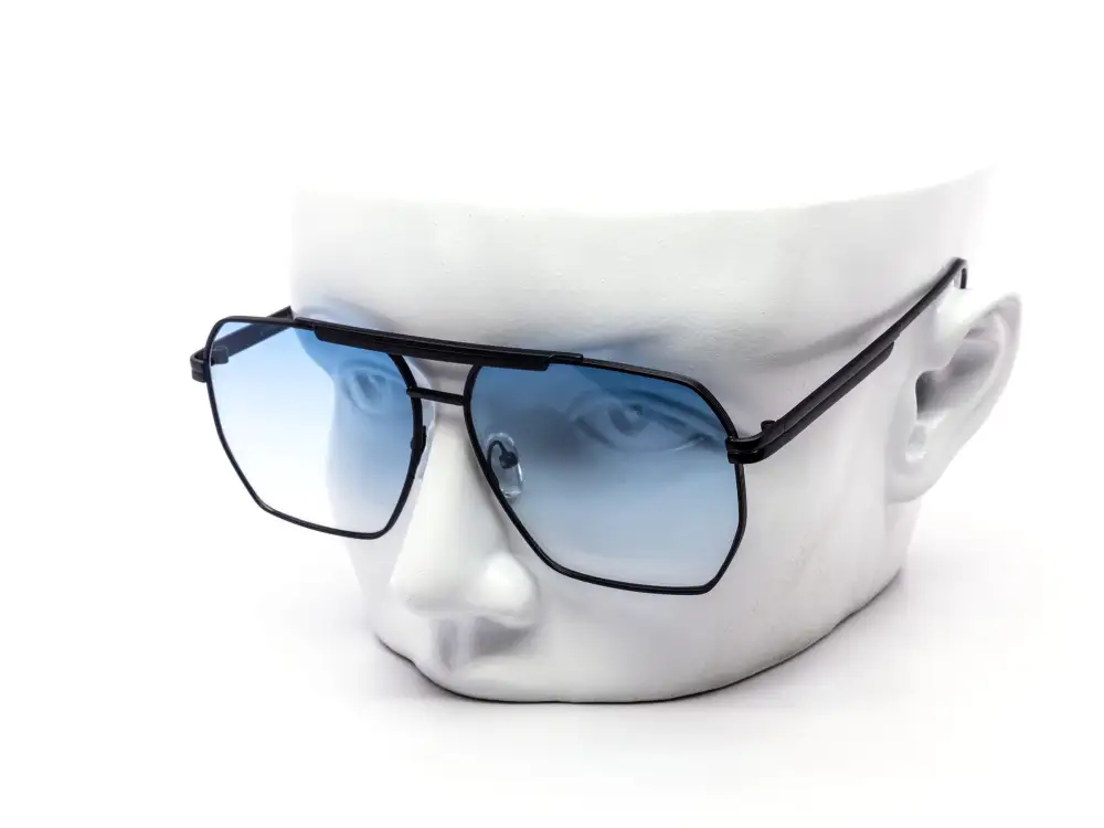 12-Pack Retro Metal Aviator Gradient Sunglasses