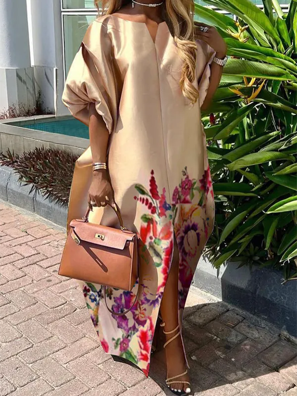 Half Neck Maxi Dress
