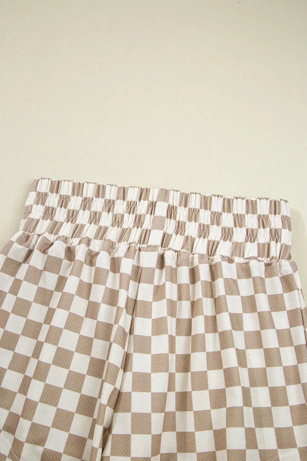 Long Sleeve Checkered Coordinated Set