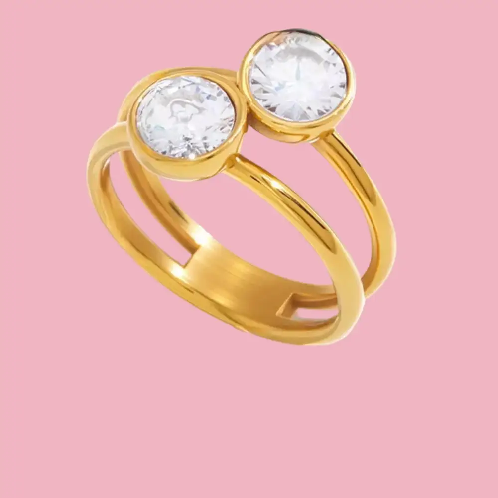 Double Accent Ring