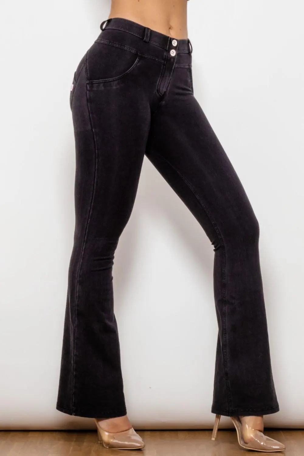 Classic Flare Leg Denim Jeans
