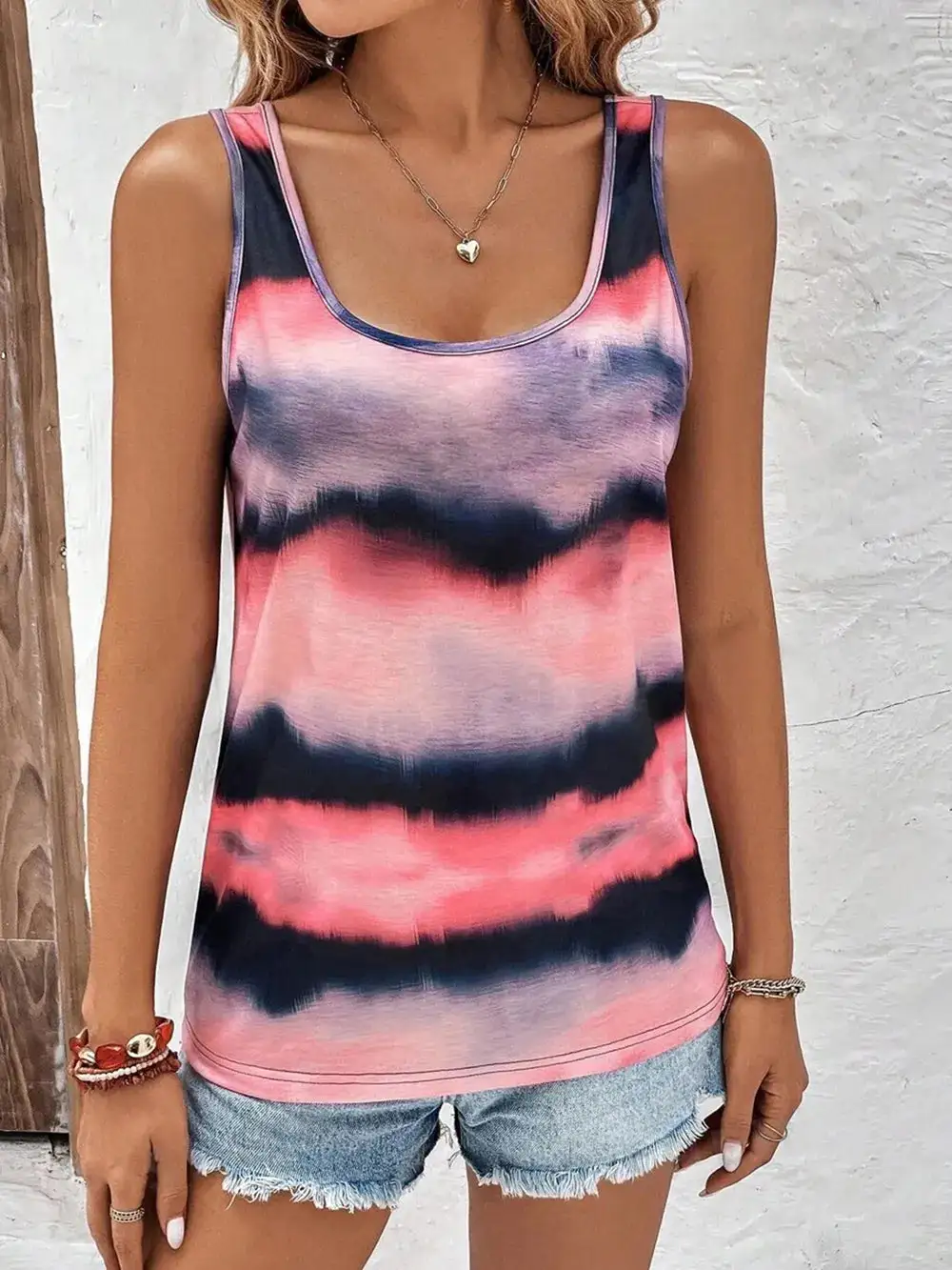 Tie Detail Wide Leg Tank Top