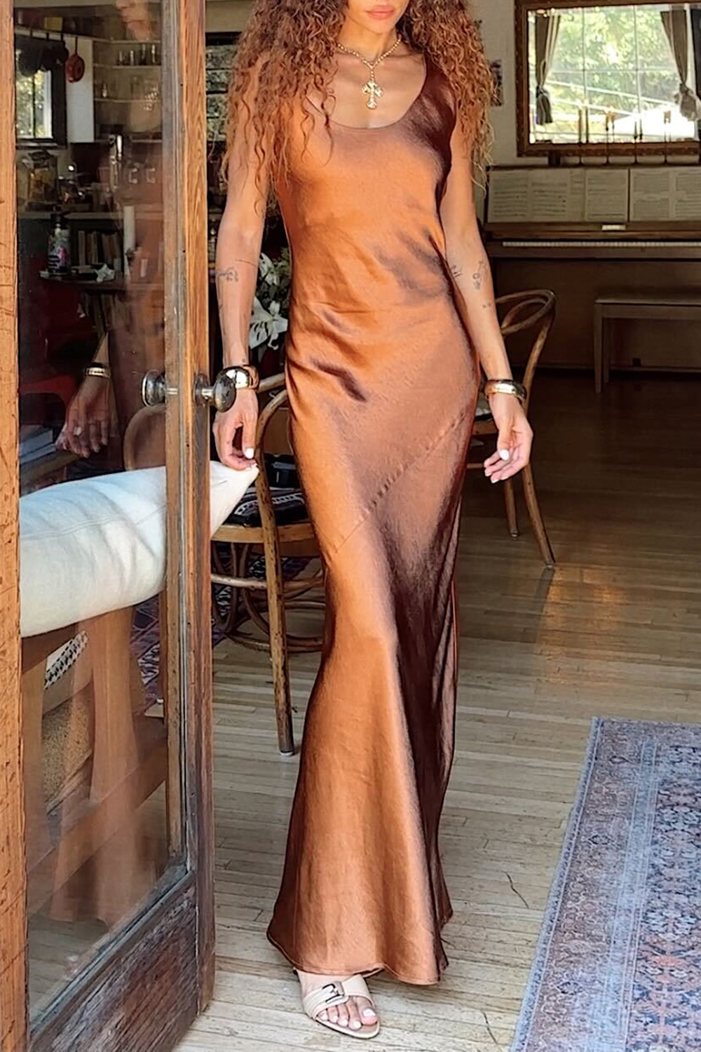 Gentle Silk Maxi dress