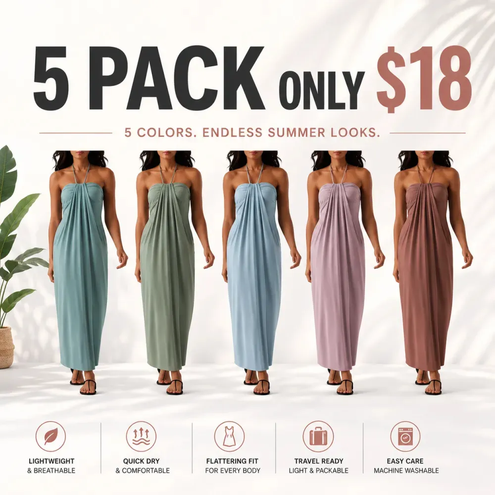 Halter Tie Back Maxi Dress with Pockets