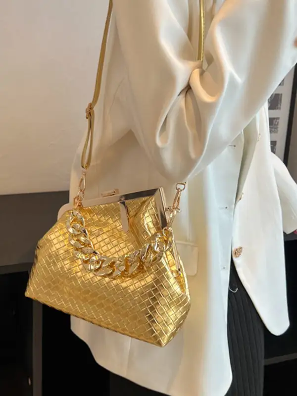 Soft Geometric Shoulder Bag