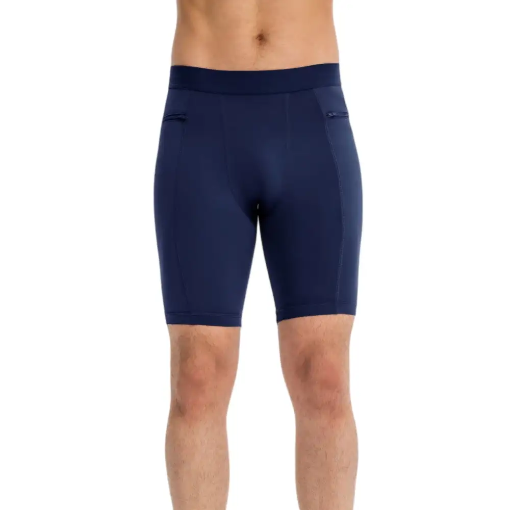 Compression Side-Pocket Stretch Men's Biker Shorts
