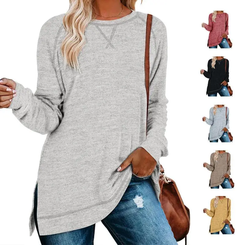 Tunic Tops for Women 2025 Long Sleeve Shirts for Leggings Loose Fit Sweaters