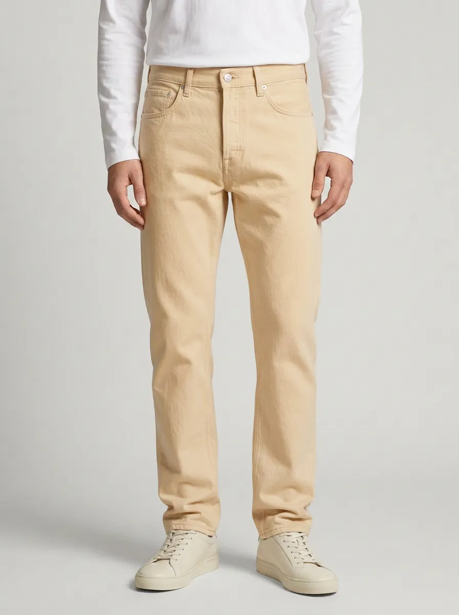 Off Solid Color Jeans
