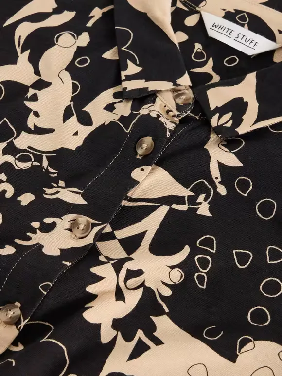 Maxi Jersey Shirt Dress