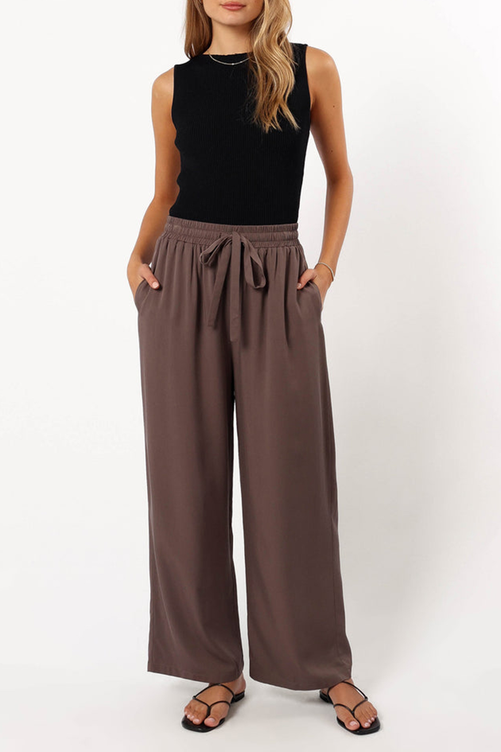 SOFT BELTED PANT