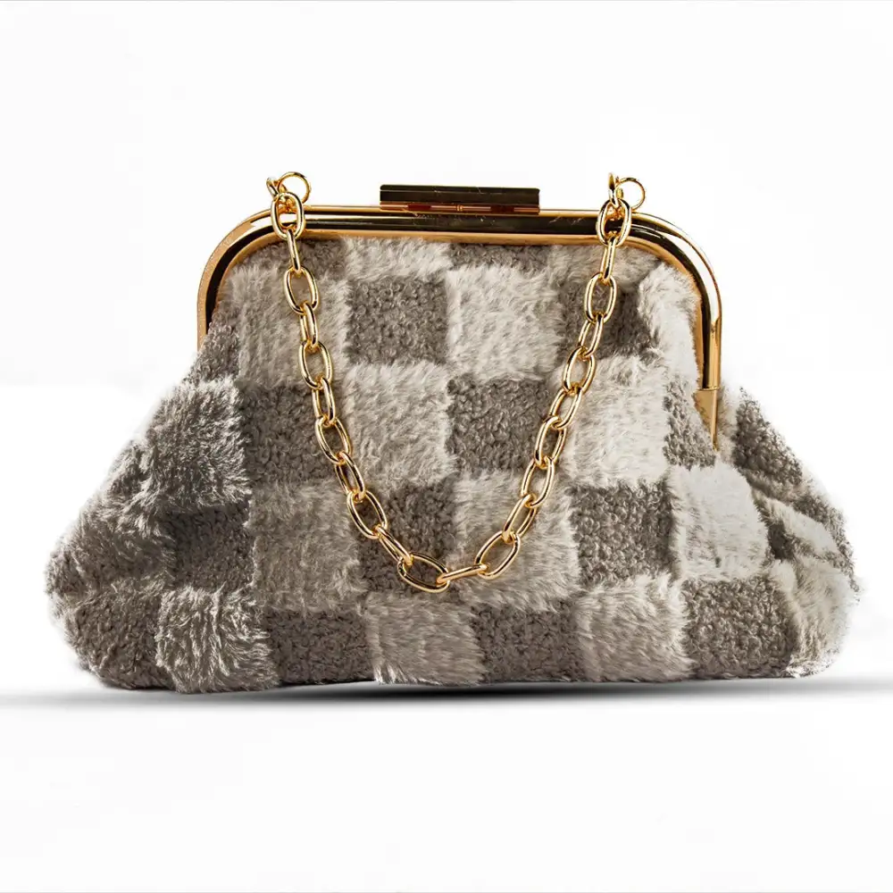 Easy Carry Daily Fur Handbag