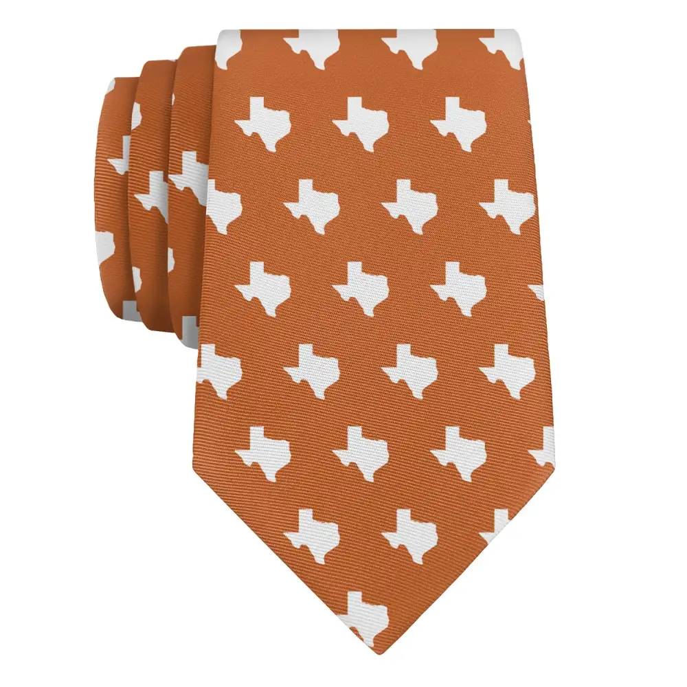 Timeless Outline Emblem Theme Necktie