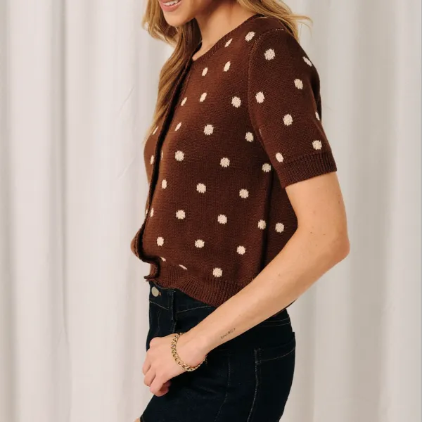 Polka Dot Cardigan