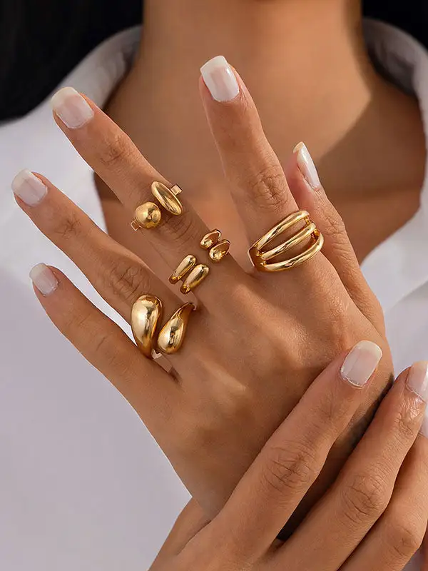 Geometric Urban Vintage Ring