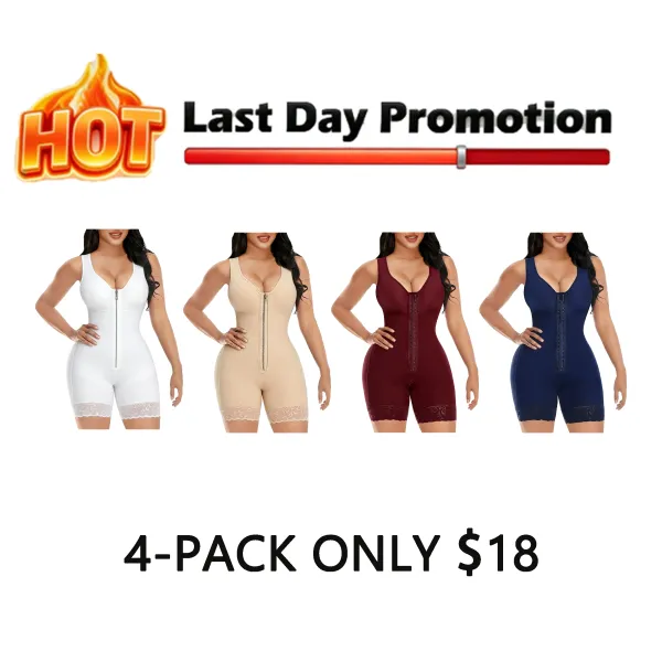 Fajas Colombianas Shapewear for Women Tummy Control Full Shapewear Butt Lifter with Zipper Crotch SpringStatements