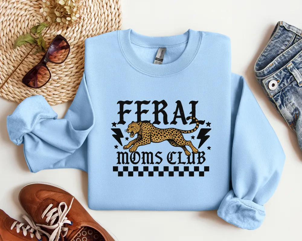 Mom Club Graphic Crewneck Sweatshirt