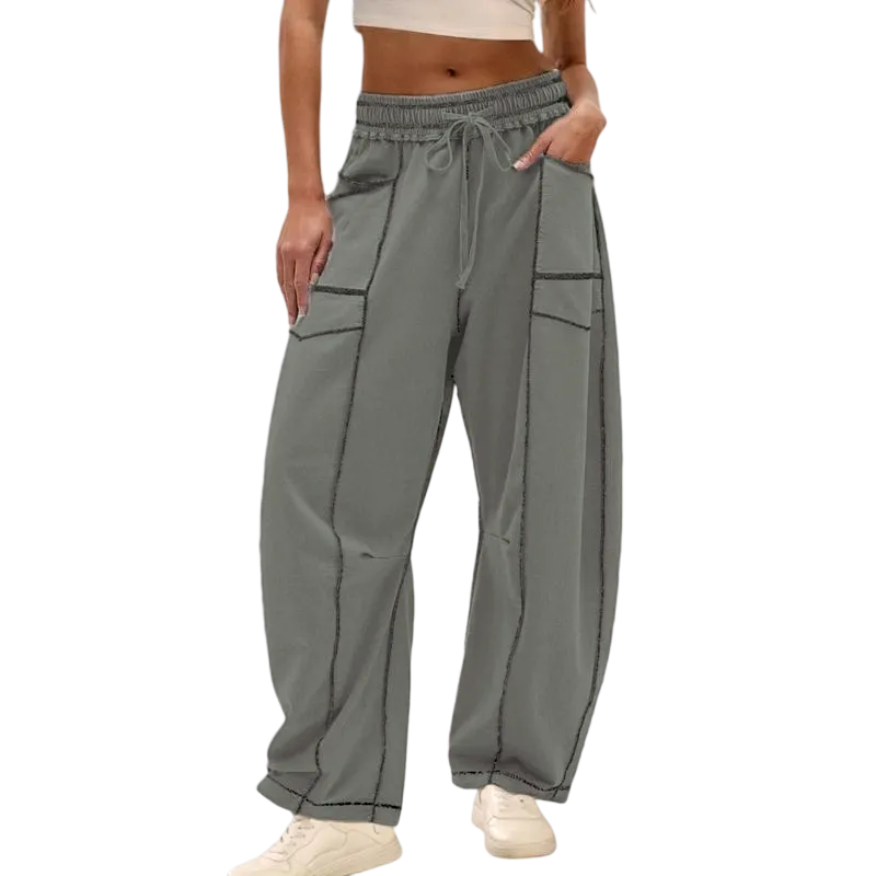 Women's Solid Button Front Drop Shoulder Longsleeves V Neck Cardigan & Elastic Waist Wide Leg Pants Two-piece Set, Lady Casual Fashion Basic Cozy Knitwear Set for Daily Outdoor Wear, Winter Set, Vneck Womenswear, Knit Lounge Set