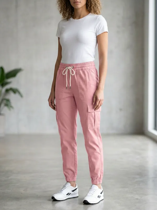 Women's Textured Cargo Cargo Work Pants