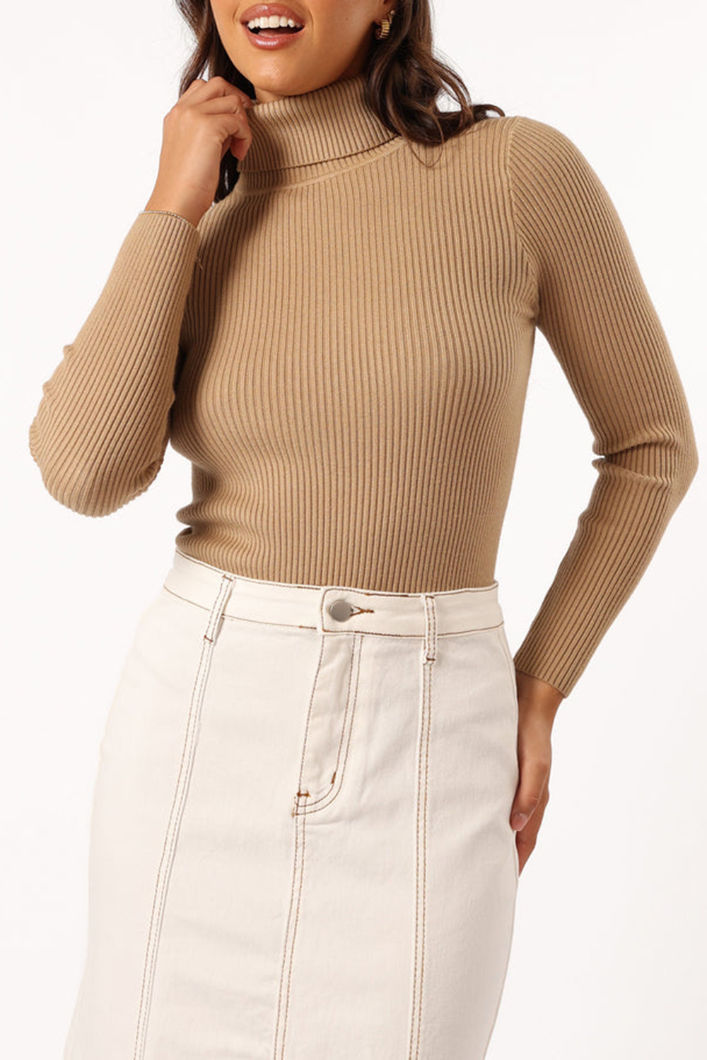 TURTLENECK KNITTED TOP