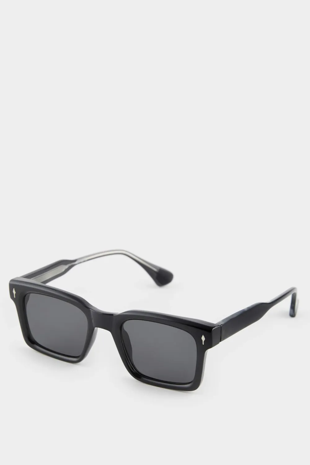 Black Square-Framed Sunglasses