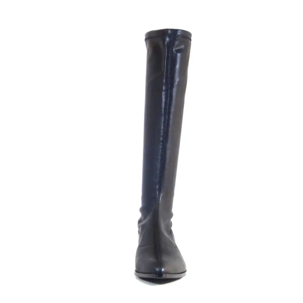 Pointed Toe Stretch Knee High Boots