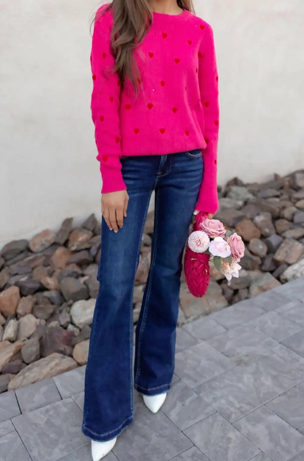 Wide Leg Graceful Flare Jeans