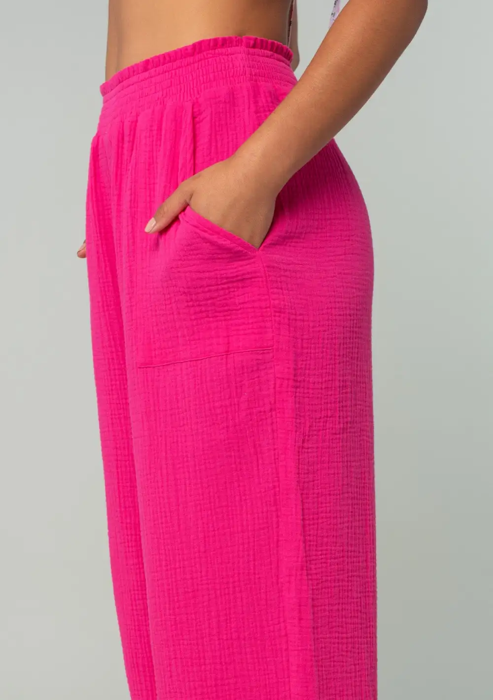 High Rise Wide Leg Pants