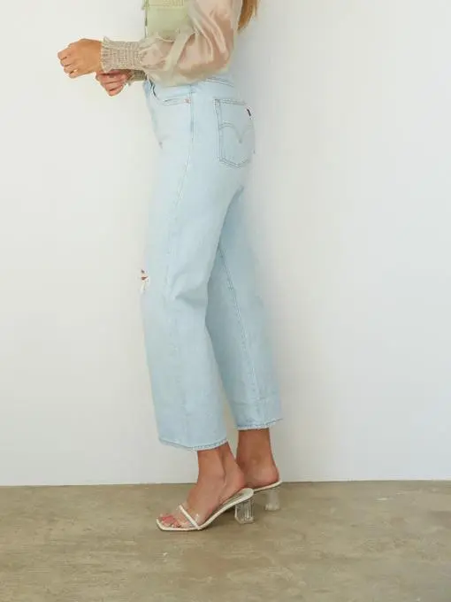 Straight High Waist Jeans