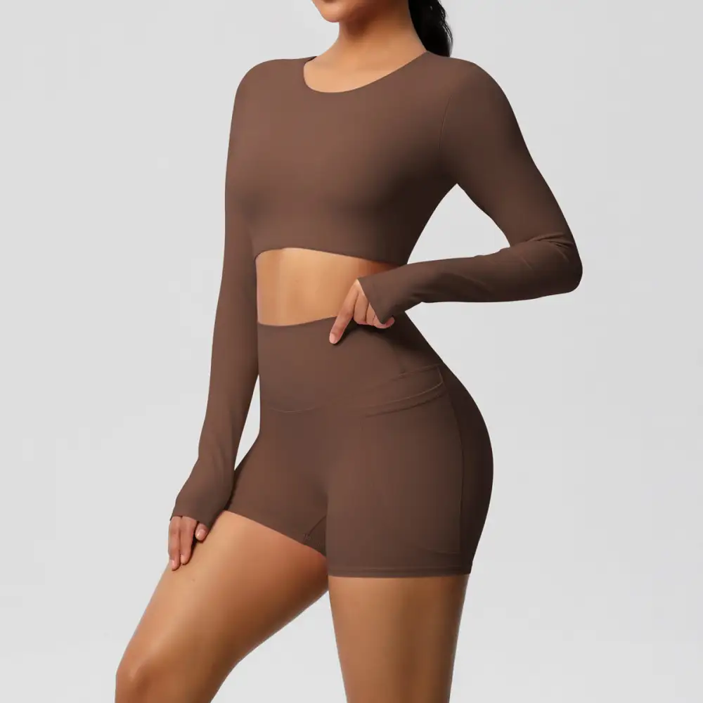 Brushed High-Waist Bra Active Set
