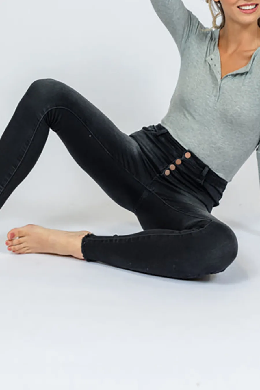 Regular Black Skinny Jeans