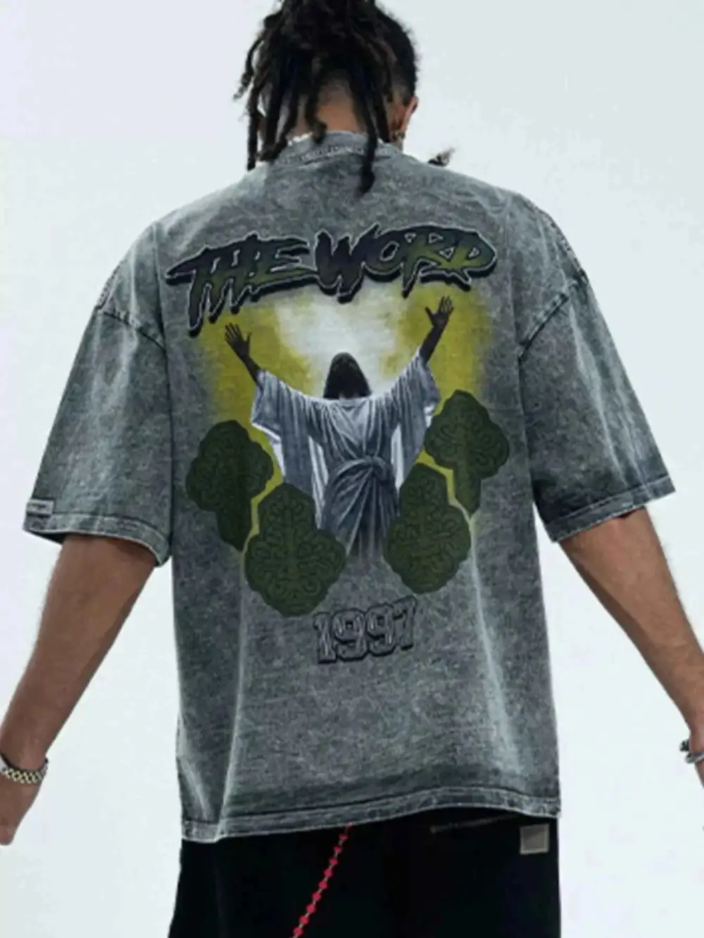 Classic Graphic Round Neck Short Sleeve T-Shirt