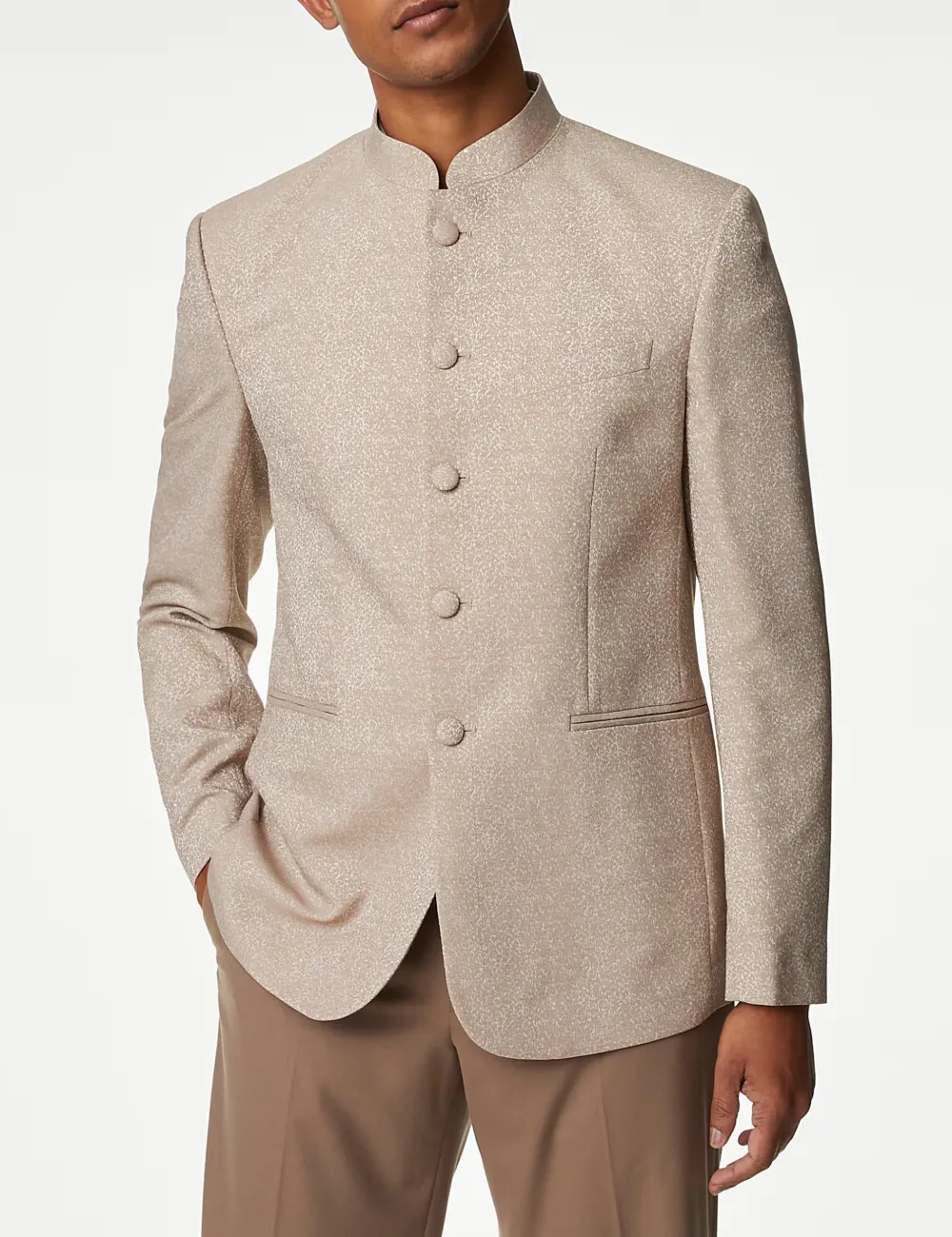 Light Textured Jacquard Jacket