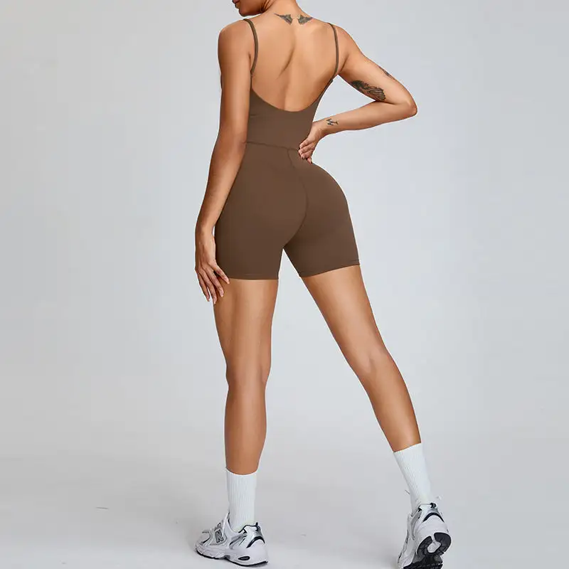 Sculpting Athleisure Chic Romper