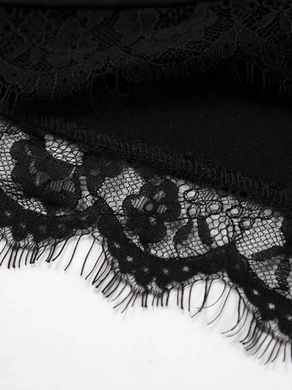 Balanced Detail Lace Mini Dress