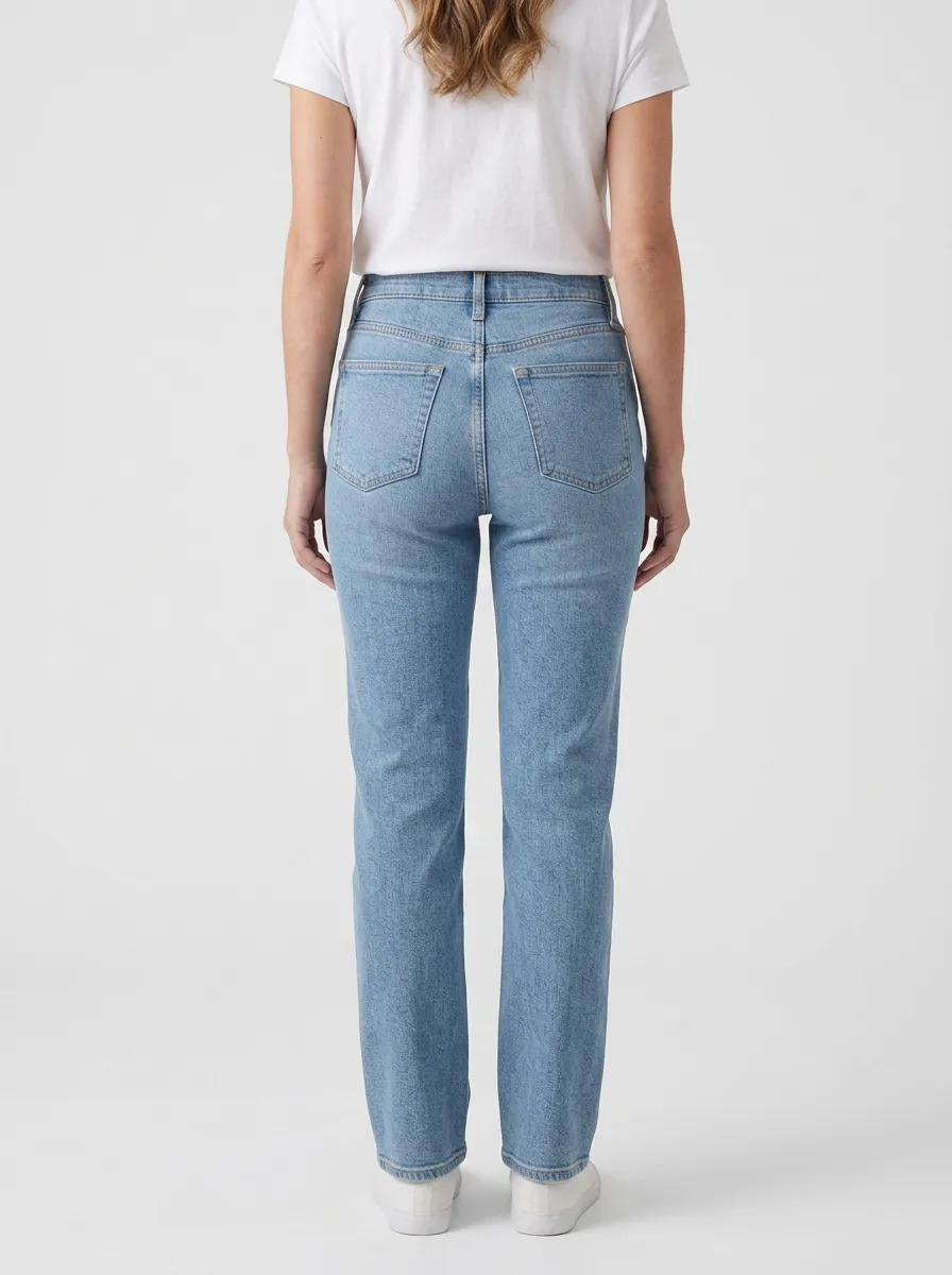 Everyday-Ready Printed Washed Denim Jeans