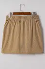 Corduroy Buttoned Skirt