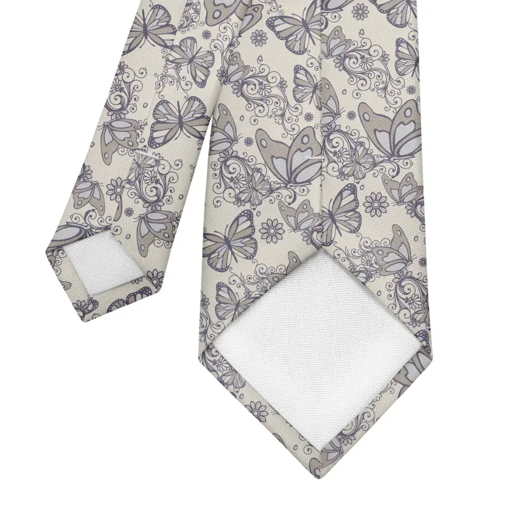 Butterfly Pattern Necktie