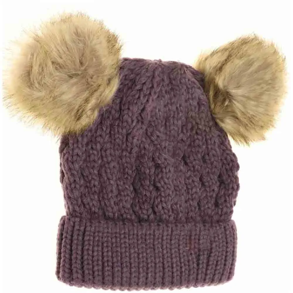 Casual Knit Pom Beanie